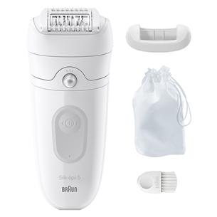 Braun Silk epil 5, Wet & Dry, white - Epilator