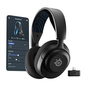 Steelseries Arctis Nova 5P Wireless, черный - Беспроводная гарнитура