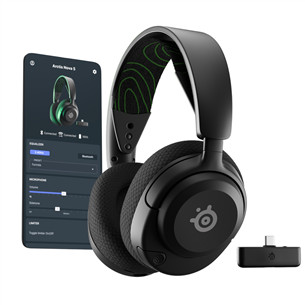 Steelseries Arctis Nova 5X Wireless, juodos - Belaidės ausinės