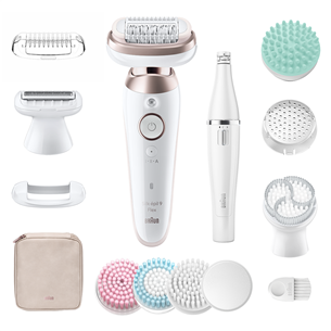 Braun Silk epil 9 Flex SkinSpa, white - Epilator SES9580