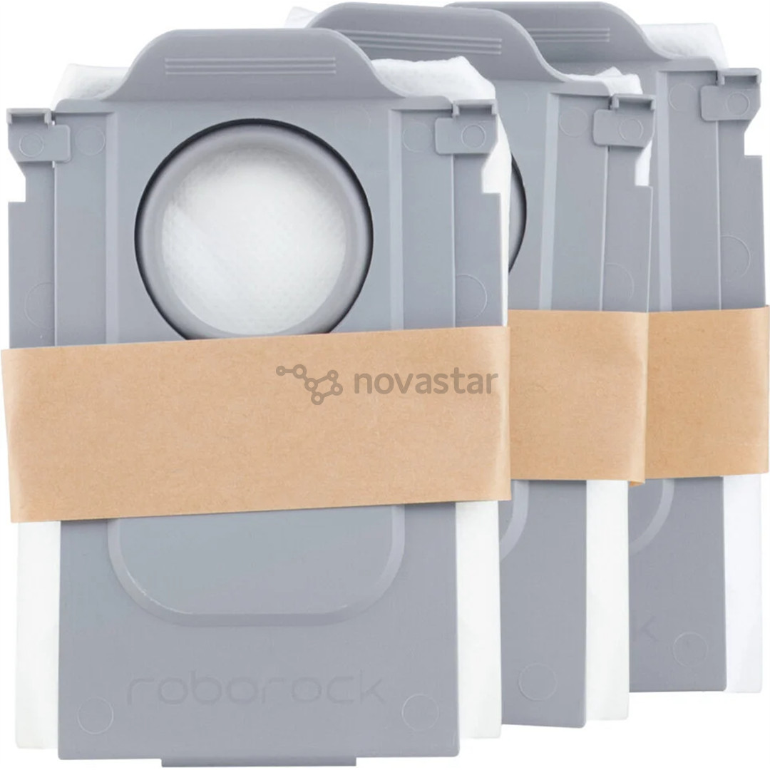 Roborock, 3 vnt. - Robotų dulkių siurblių maišeliai