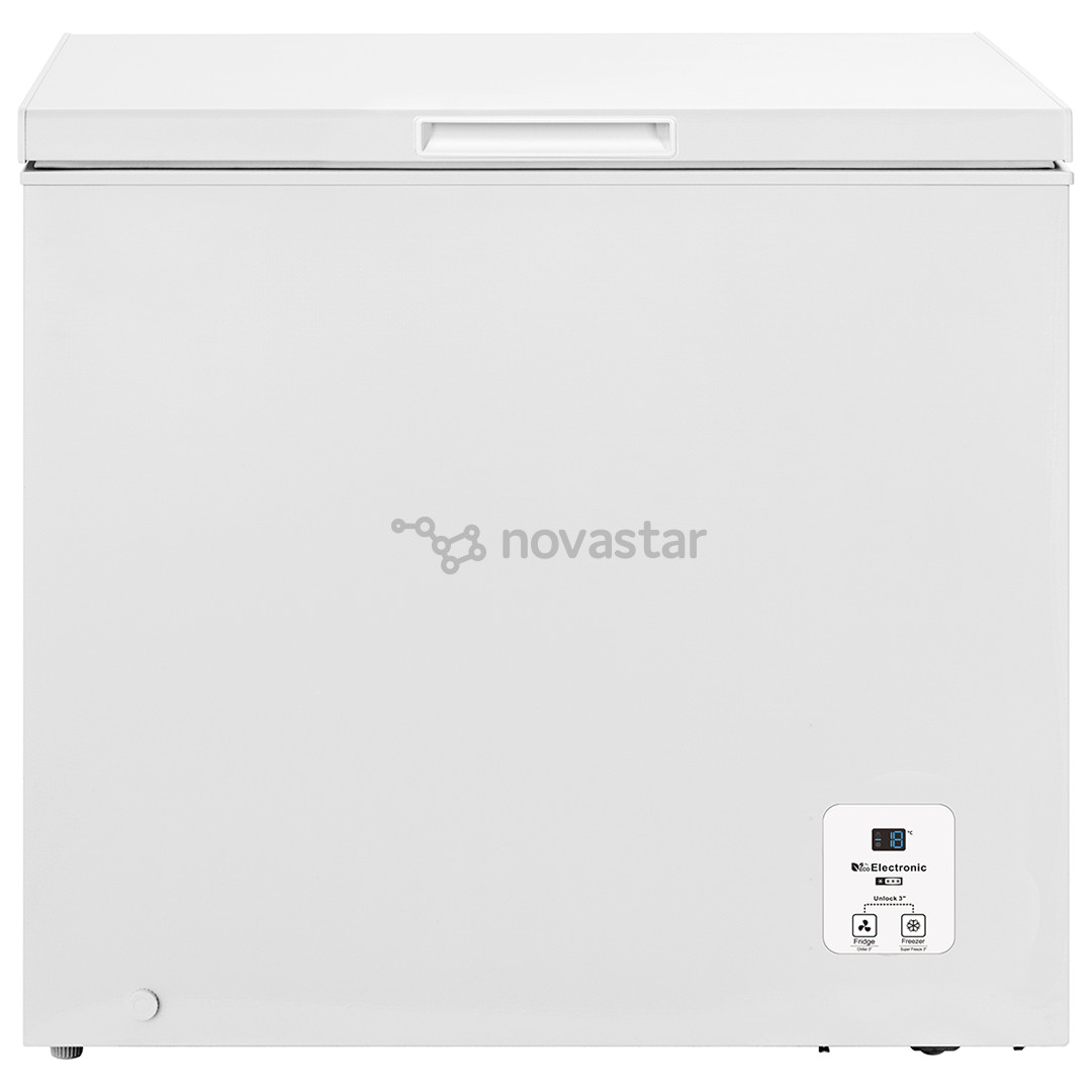 Hisense, 191 л, высота 86 см, белый - Морозильный ларь