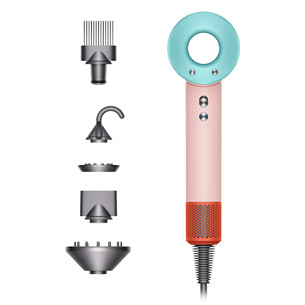 Supersonic HD07 Ceramic Pop, 1600 Вт, зеленый/розовый - Фен SUPERSONICHD07CERPOP