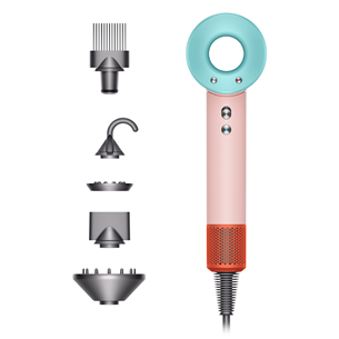 Dyson Supersonic HD07 Ceramic Pop, 1600 W, žalias/rožinis - Plaukų džiovintuvas SUPERSONICHD07CERPOP