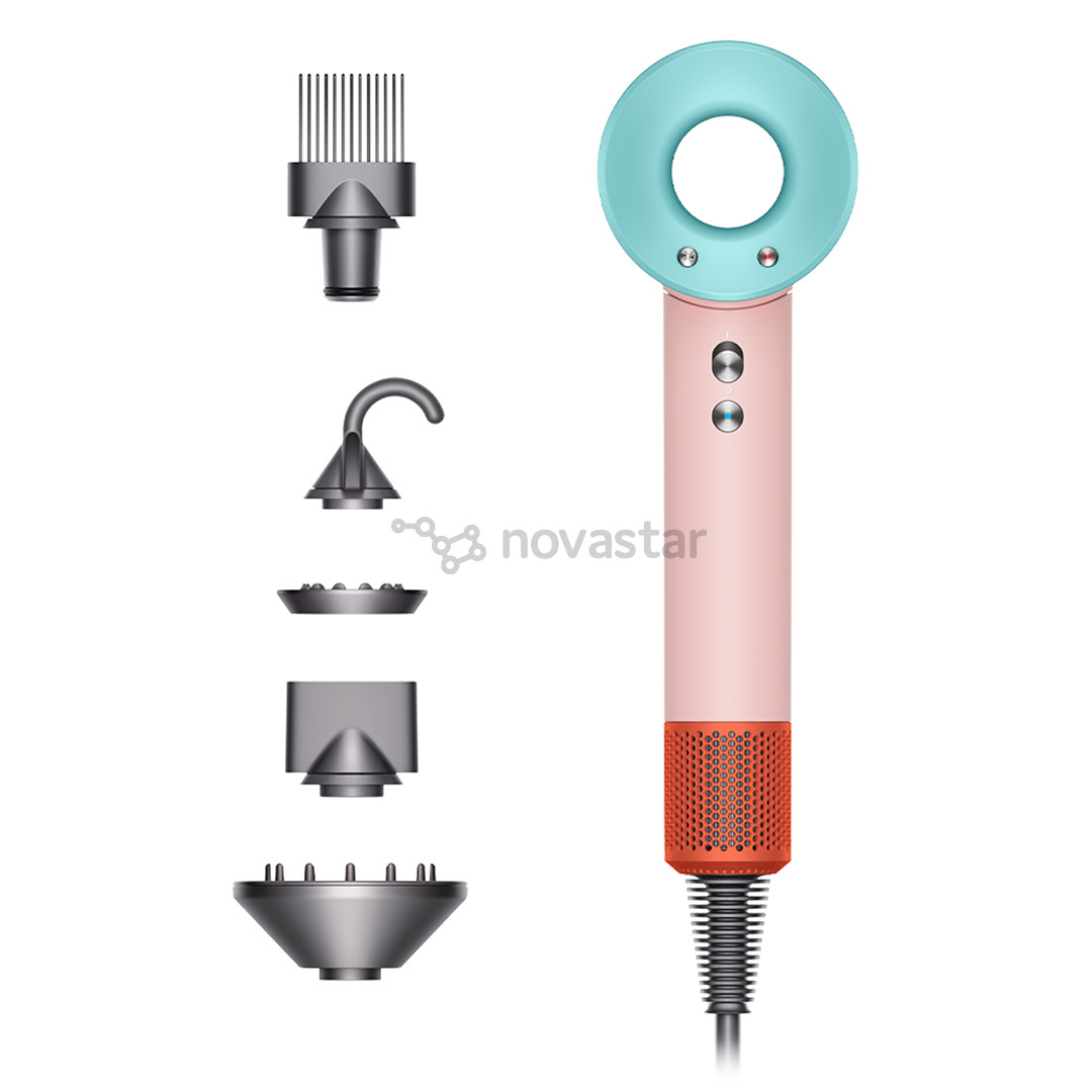 Supersonic HD07 Ceramic Pop, 1600 Вт, зеленый/розовый - Фен