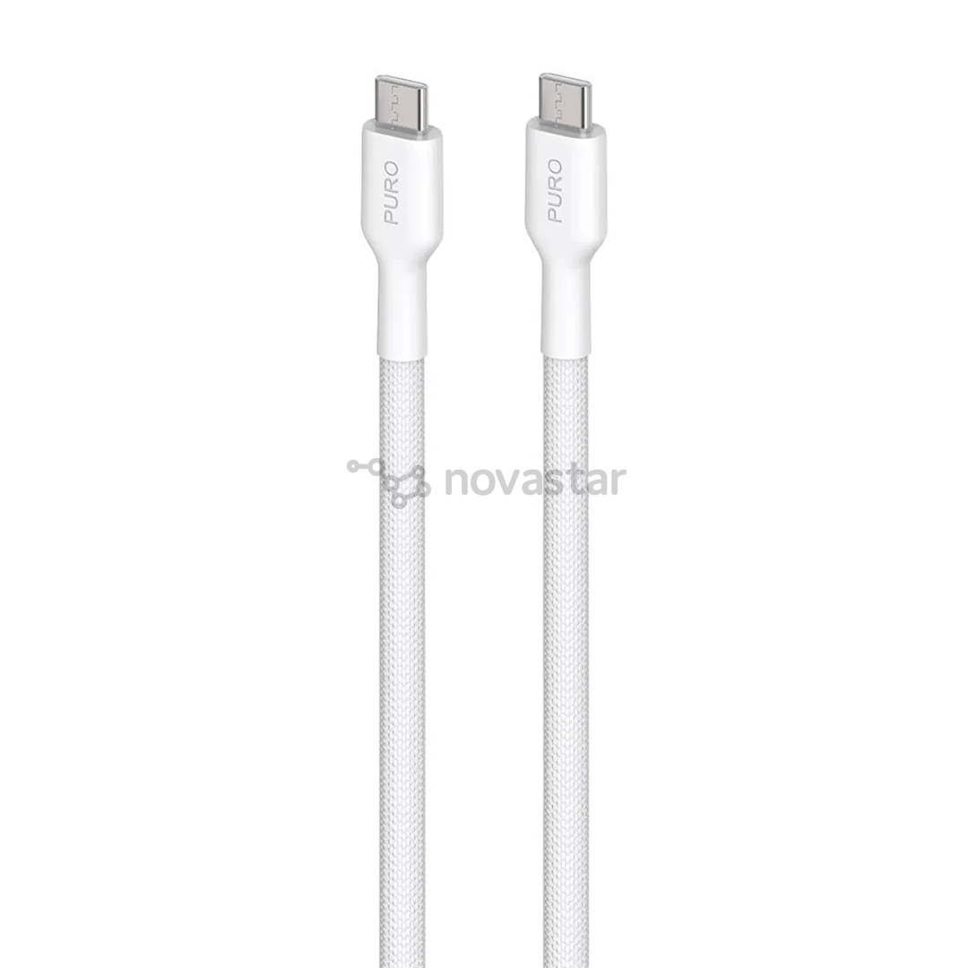 Puro Fabrik 2.0, USB-C, 240 Вт, 2 м, белый - Кабель