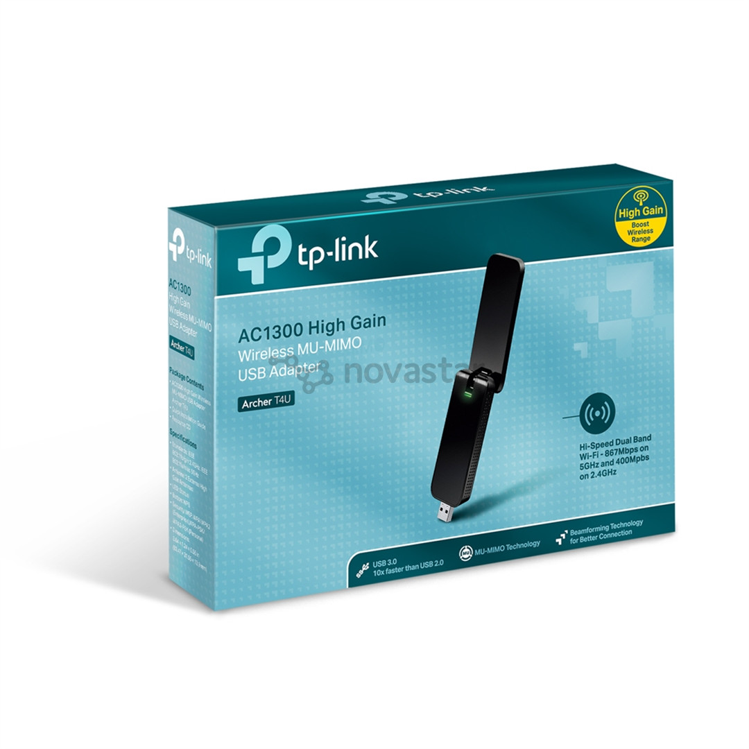 Bevielio tinklo adapteris TP-Link AC1300