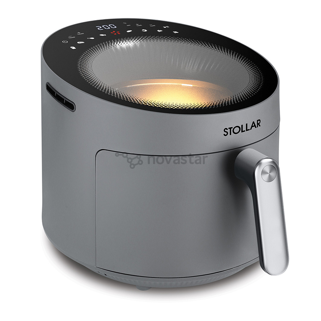 Stollar the Smart Air Fry, 5 L, 1500 W, pilka - Karšto oro gruzdintuvė
