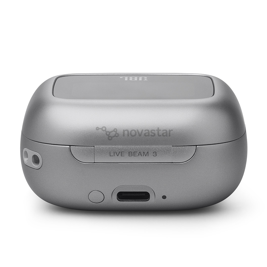 JBL Live Beam 3, sidabrinės - Belaidės ausinės