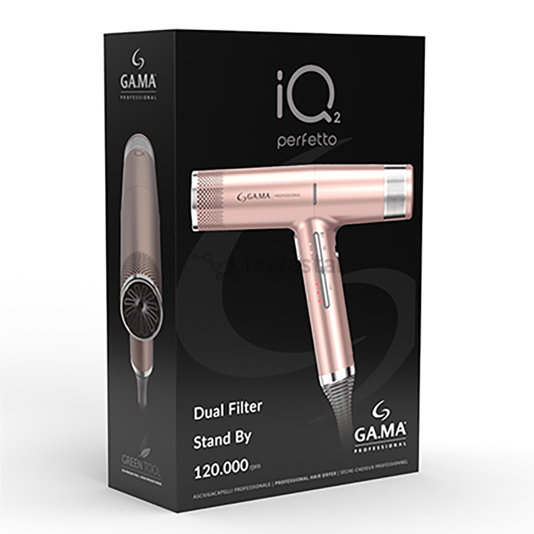 GA.MA iQ2 Perfetto, 1600 W, rožinis - Plaukų džiovintuvas