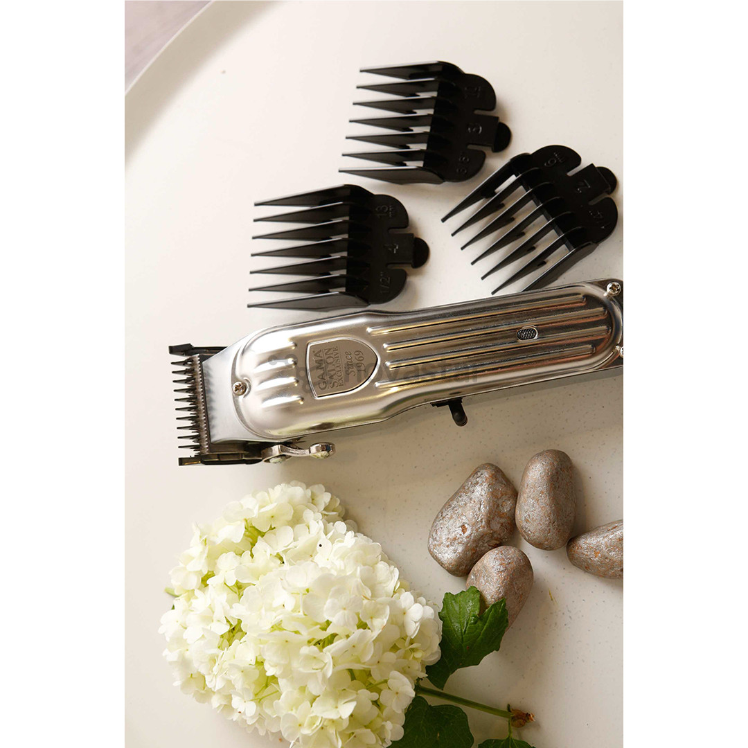 GA.MA CG Titanium, sidabrinė - Plaukų kirpimo mašinėlė