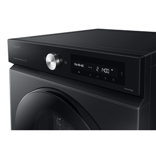 Samsung, SmartThings AI-energy mode, 11 kg, gylis 60 cm, 1400 rpm, juoda - Skalbimo mašina