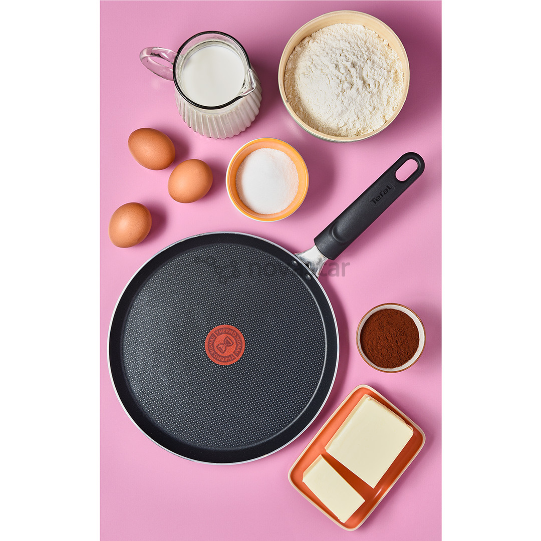 Tefal Simply Clean, диаметр 25 см, черный - Сковорода для блинов