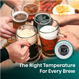 Hisense, 5 L, dark grey - Beer dispenser