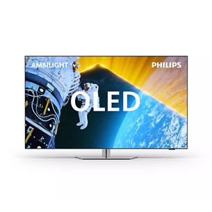 Televizorius Philips OLED819, 55'', 4K UHD, OLED, sidabro spalvos