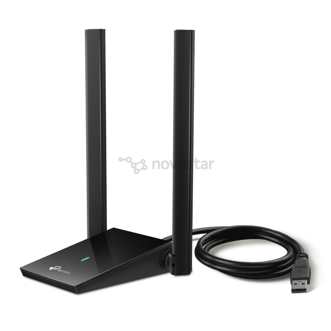 TP-Link Archer TX20U Plus, AX1800, WiFi 6, juodas - USB WiFi adapteris