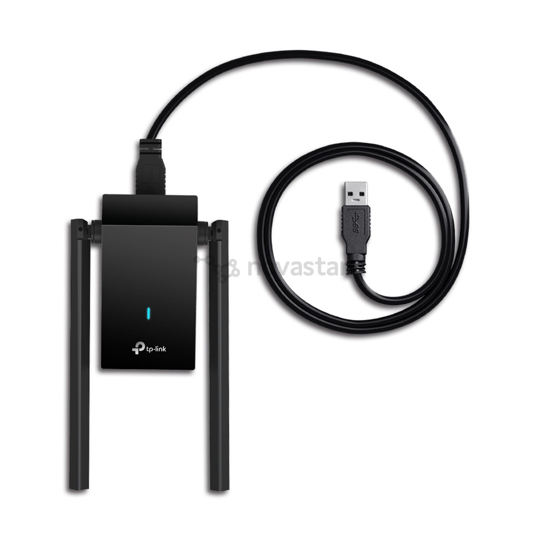 TP-Link Archer TX20U Plus, AX1800, WiFi 6, juodas - USB WiFi adapteris