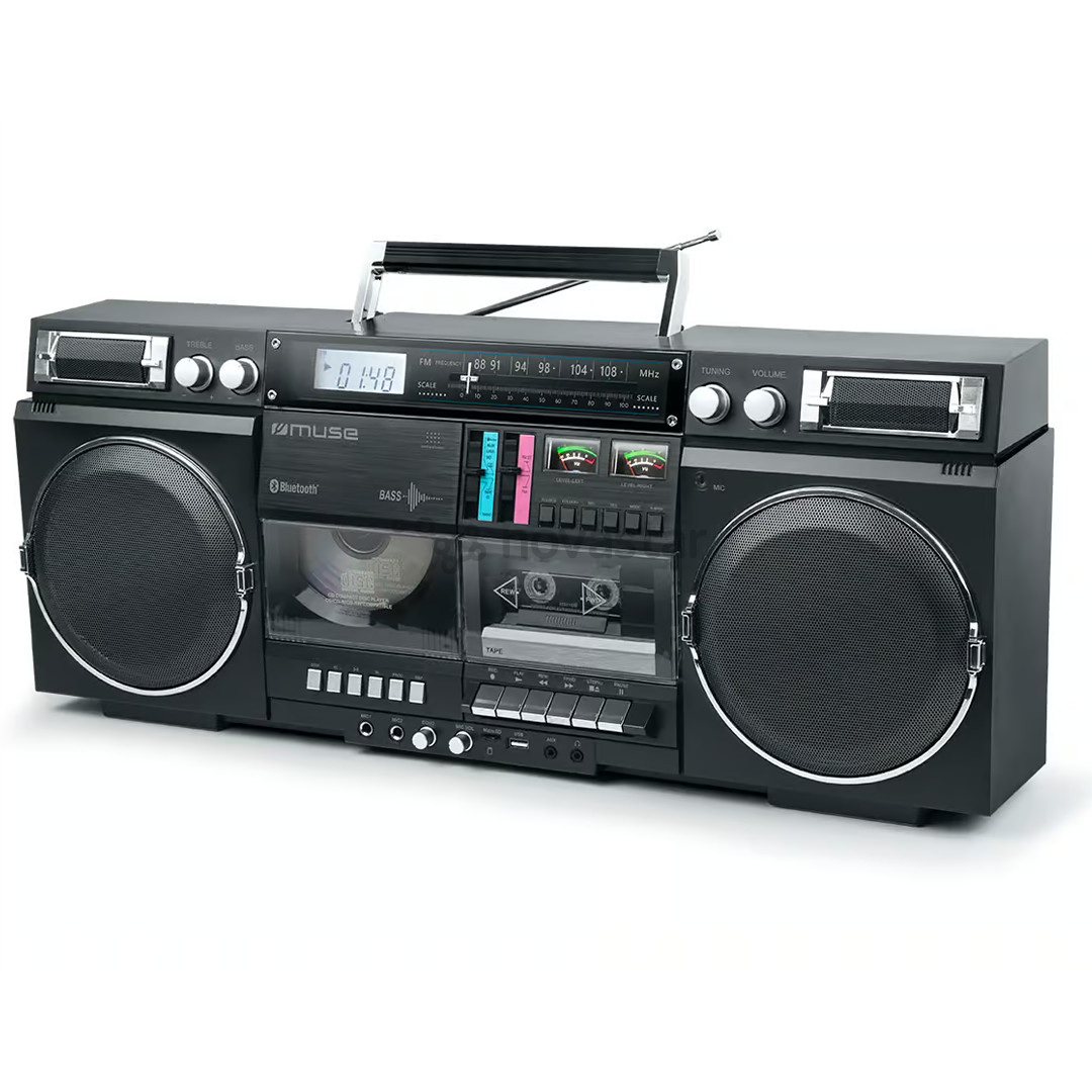 Muse M-380 Ghetto Blaster, juoda - Magnetola