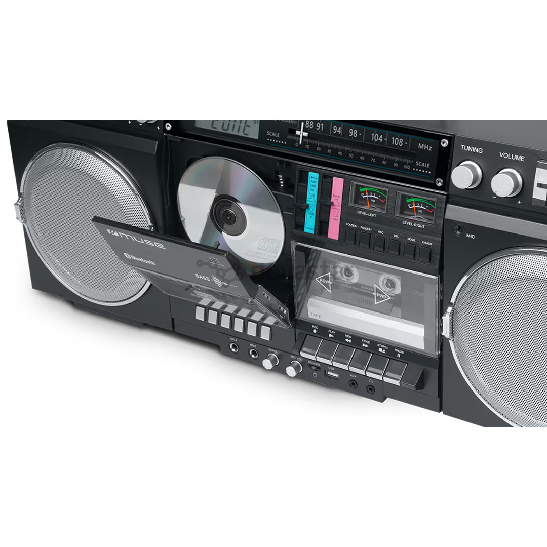 Muse M-380 Ghetto Blaster, juoda - Magnetola