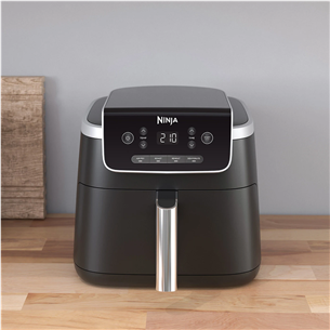 Ninja Air Fryer PRO 4.7 L, 1750 W, juoda - Karšto oro gruzdintuvė