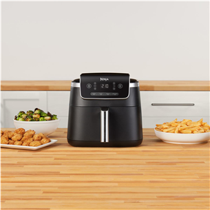 Ninja Air Fryer PRO 4.7 L, 1750 W, juoda - Karšto oro gruzdintuvė