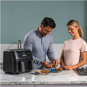 Ninja Foodi Dual Zone, 7,6 л, 2400 Вт, черный - Аэрогриль
