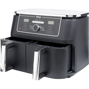 Karšto oro gruzdintuvė Ninja Foodi MAX Dual Zone AF400EU, 9.5 l, juoda