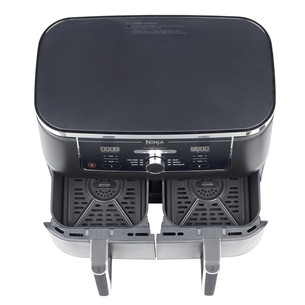 Karšto oro gruzdintuvė Ninja Foodi MAX Dual Zone AF400EU, 9.5 l, juoda