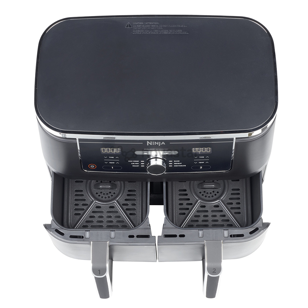 Karšto oro gruzdintuvė Ninja Foodi MAX Dual Zone AF400EU, 9.5 l, juoda