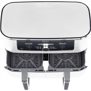 Ninja Foodi MAX Dual Zone, 9.5 L, 2470 W, balta - Karšto oro gruzdintuvė