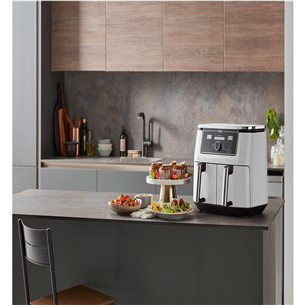 Ninja Foodi MAX Dual Zone, 9.5 L, 2470 W, balta - Karšto oro gruzdintuvė