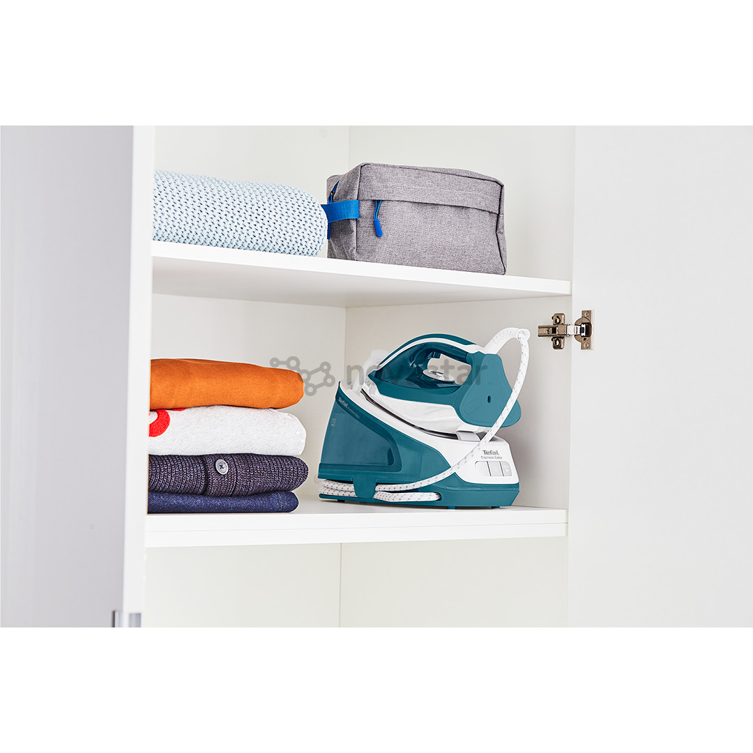 Tefal Express Easy, 2200 W, mėlyna/balta - Lyginimo sistema