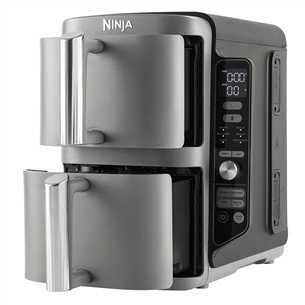 Ninja SL400EU Double Stack XL, 9,5 l, 2470 W, pilka - Karšto oro gruzdintuvė