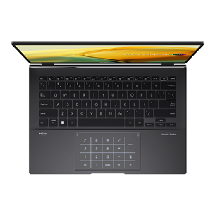 ASUS Zenbook 14, 14'', OLED, 2.8K, 90 Гц, Ryzen 5, 16 ГБ,, 512 ГБ, ENG. черный - Ноутбук