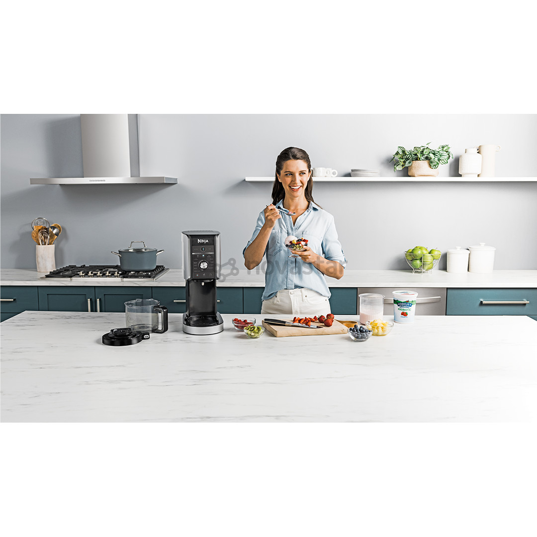 Ninja CREAMi Deluxe, 10-in1, black/silver - Ice cream maker
