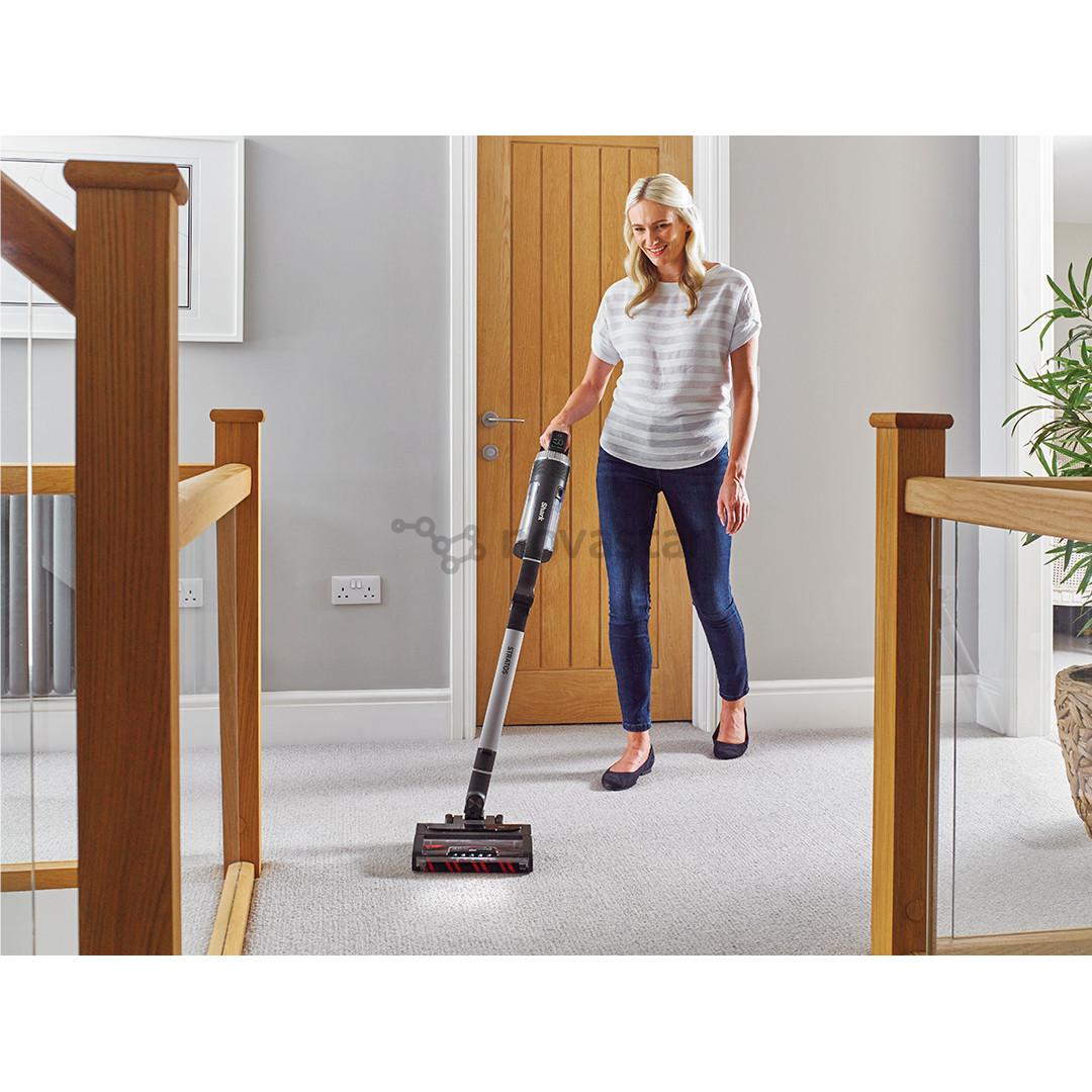 Shark Stratos Anti Hair Wrap Plus Pet Pro, 2 baterijos, pilkas/sidabro spalvos - Belaidis dulkių siurblys