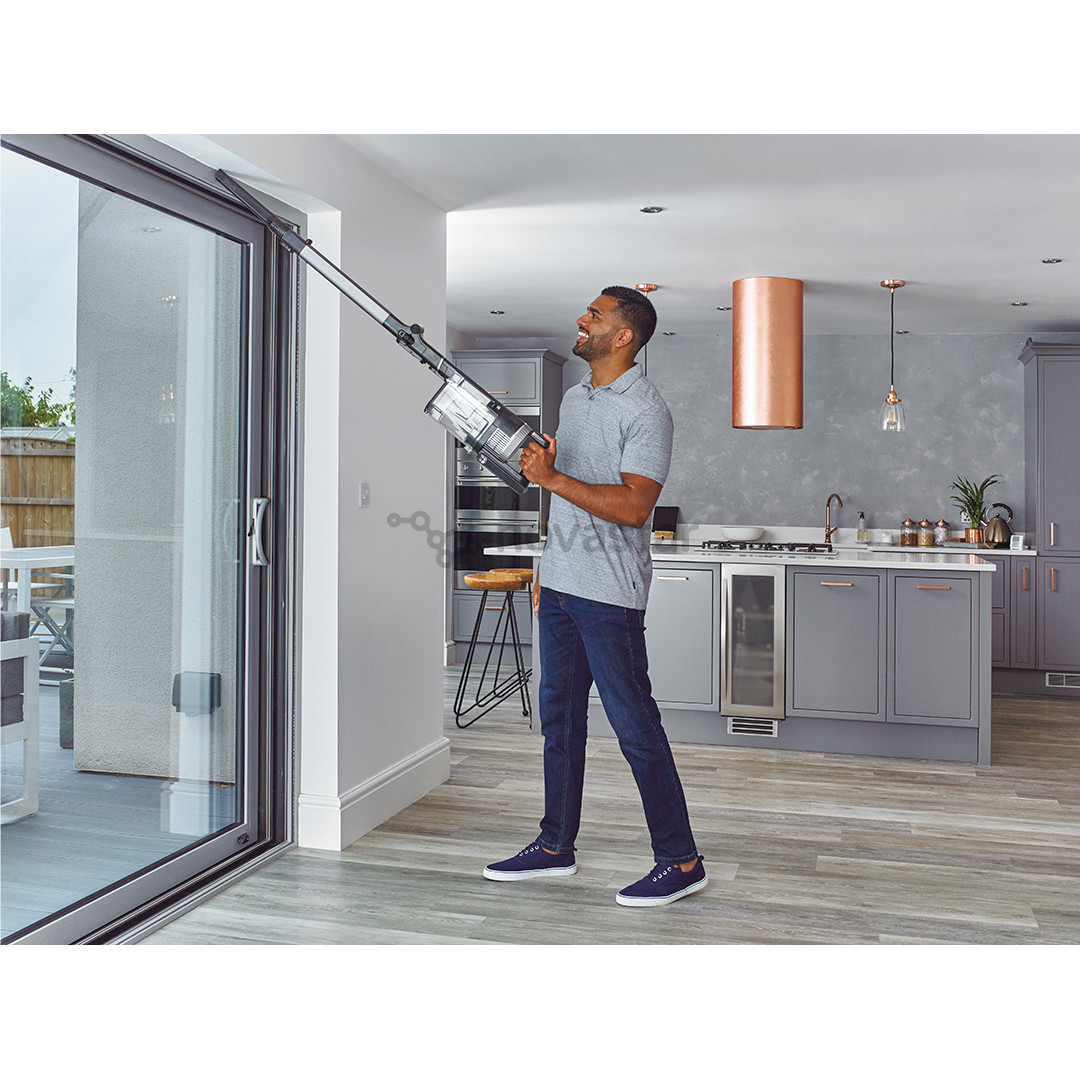 Shark Stratos Anti Hair Wrap Plus Pet Pro, 2 baterijos, pilkas/sidabro spalvos - Belaidis dulkių siurblys