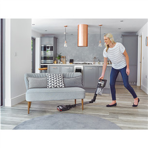 Shark Stratos Anti Hair Wrap Plus Pet Pro, 2 baterijos, pilkas/sidabro spalvos - Belaidis dulkių siurblys