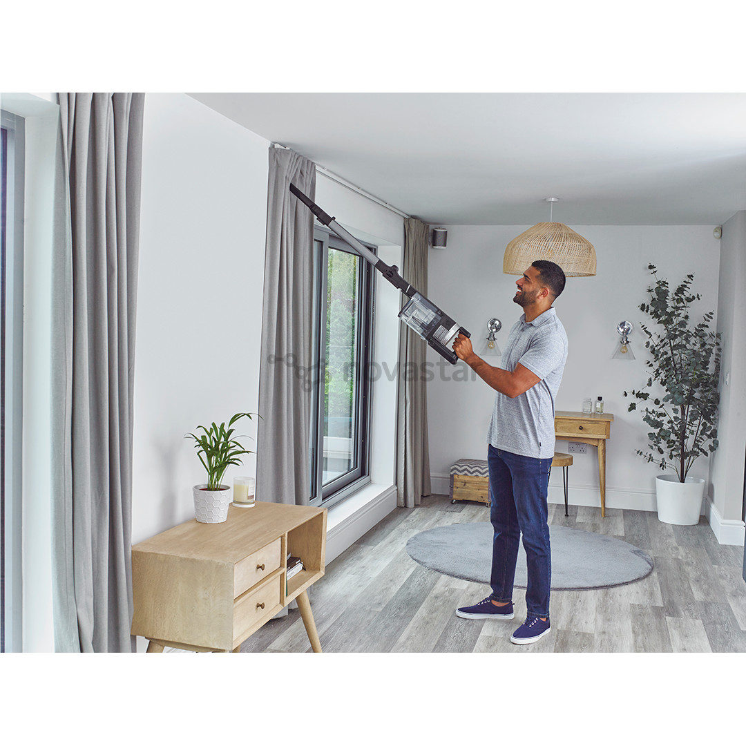 Shark Stratos Anti Hair Wrap Plus Pet Pro, 2 baterijos, pilkas/sidabro spalvos - Belaidis dulkių siurblys