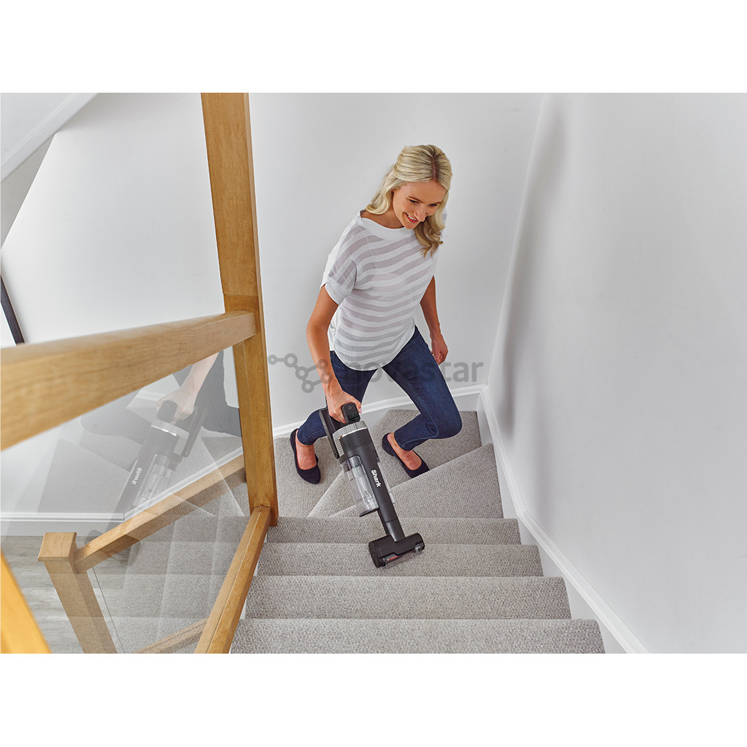 Shark Stratos Anti Hair Wrap Plus Pet Pro, 2 baterijos, pilkas/sidabro spalvos - Belaidis dulkių siurblys