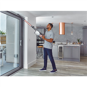 Shark Stratos Anti Hair Wrap Plus, pilkas/rausvas - Belaidis dulkių siurblys