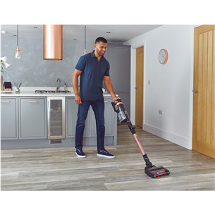 Shark Stratos Anti Hair Wrap Plus, pilkas/rausvas - Belaidis dulkių siurblys