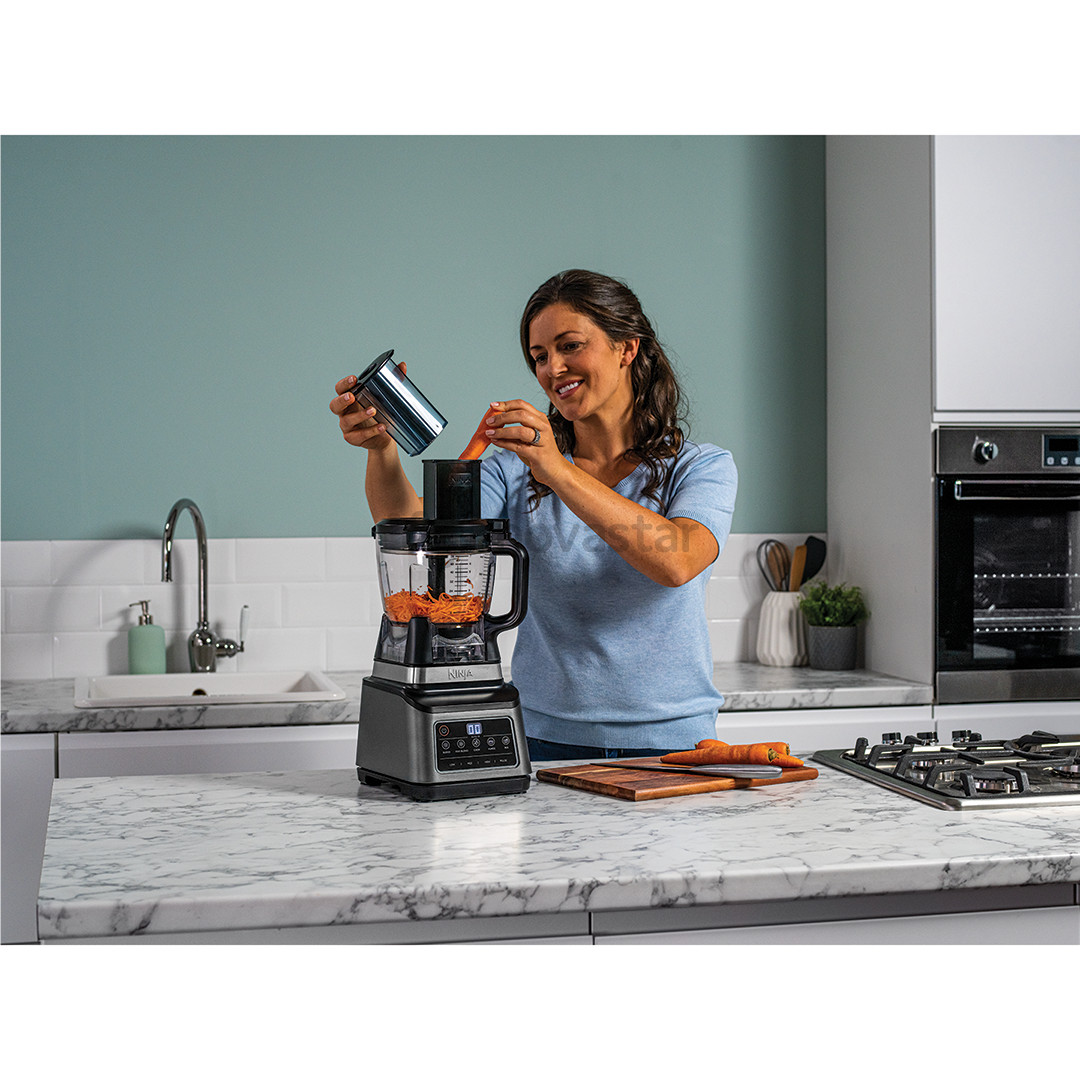 Ninja 3-in-1, Auto IQ, 1200 W, sidabro spalvos/juodas - Virtuvinis kombainas