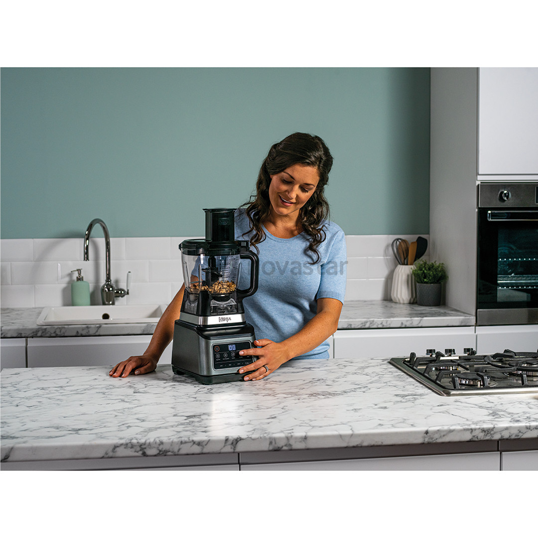 Ninja 3-in-1, Auto IQ, 1200 W, sidabro spalvos/juodas - Virtuvinis kombainas