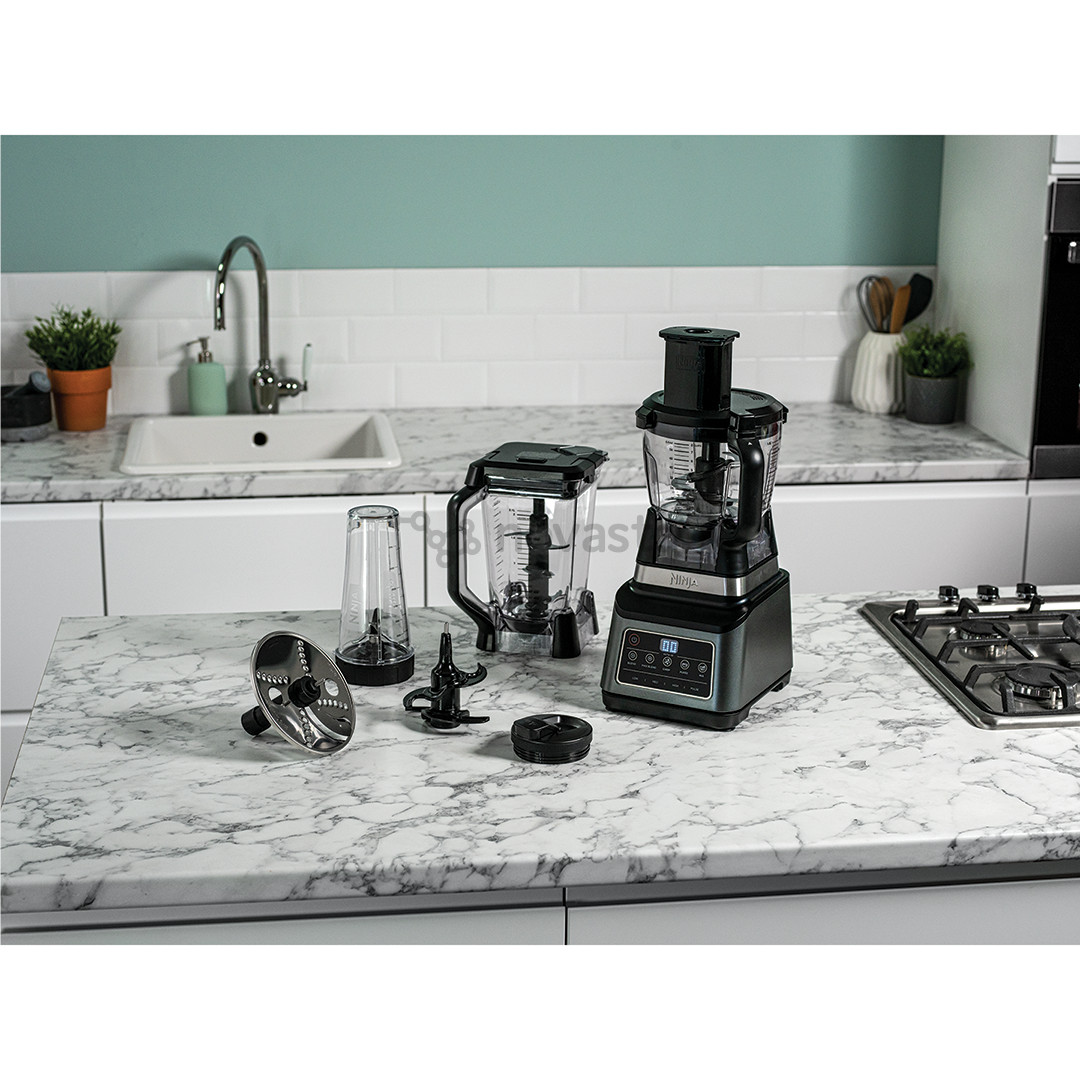 Ninja 3-in-1, Auto IQ, 1200 W, sidabro spalvos/juodas - Virtuvinis kombainas