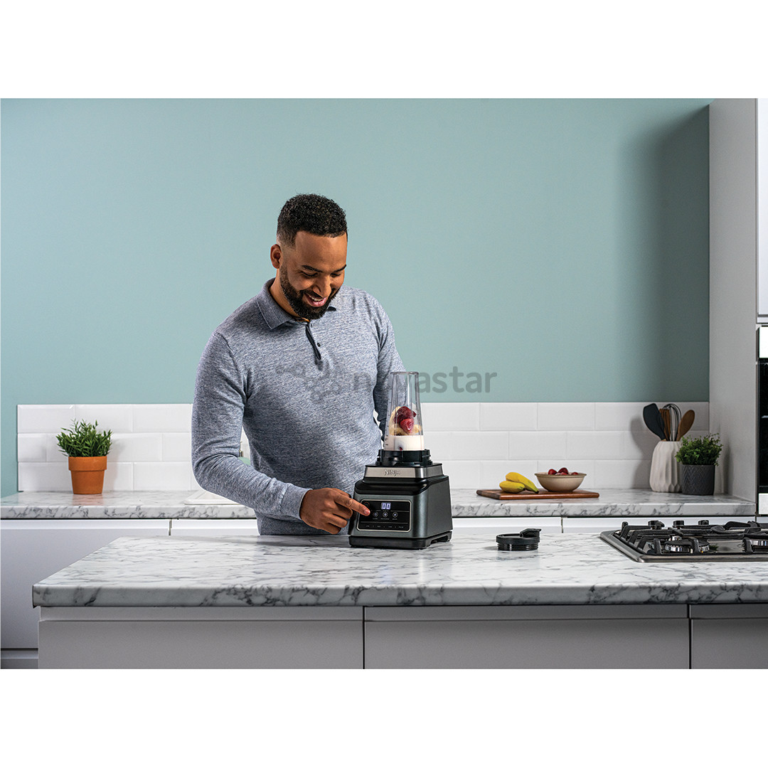 Ninja 2-in-1, Auto IQ, 1200 Вт, серебристый/черный - Блендер