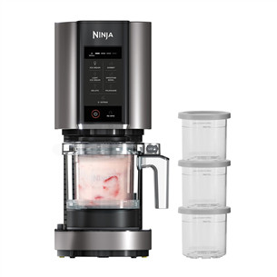 Ninja CREAMi, juodas/sidabro spalvos - Ledų gaminimo aparatas