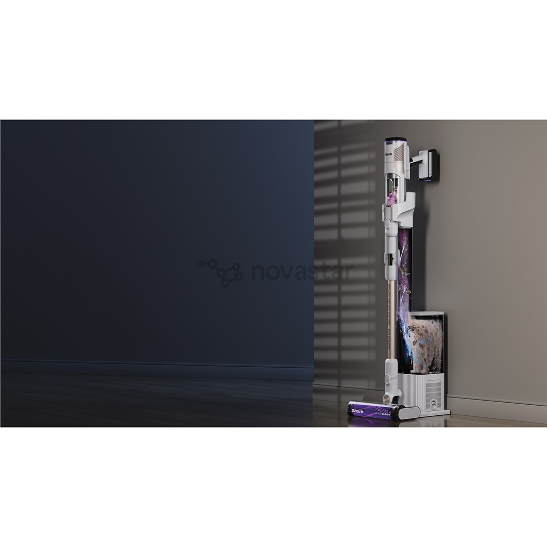Shark Detect Pro, Auto Empty, baltas - Belaidis dulkių siurblys
