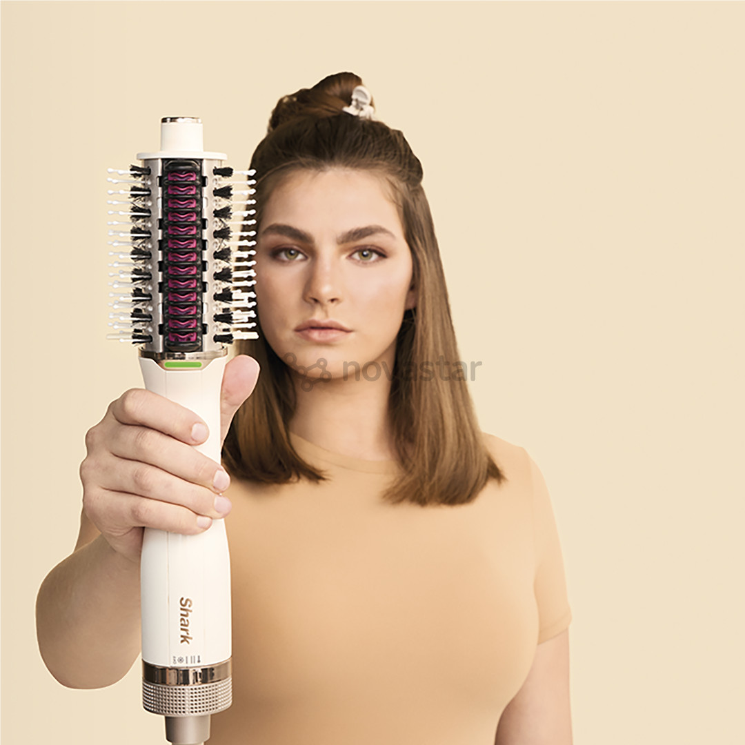 Shark SmoothStyle, 900 W, baltos - Plaukų formavimo šukos