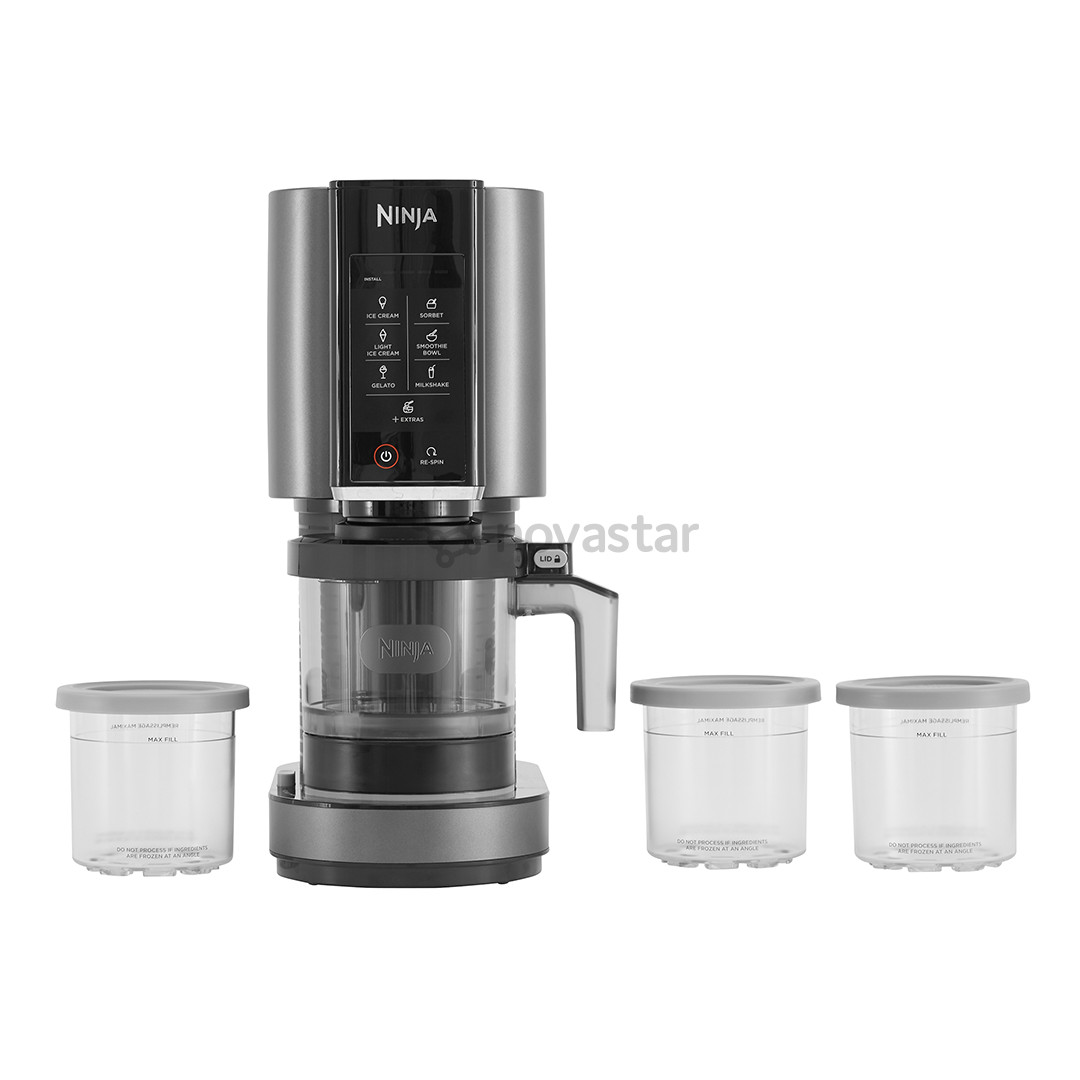 Ninja CREAMi, black/silver - Ice cream maker